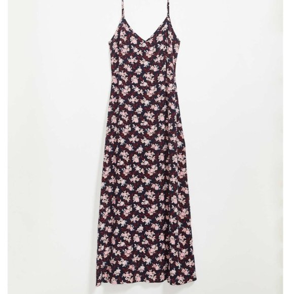 LOFT nwot Floral Paisley Strappy Maxi Dress - Picture 4 of 6